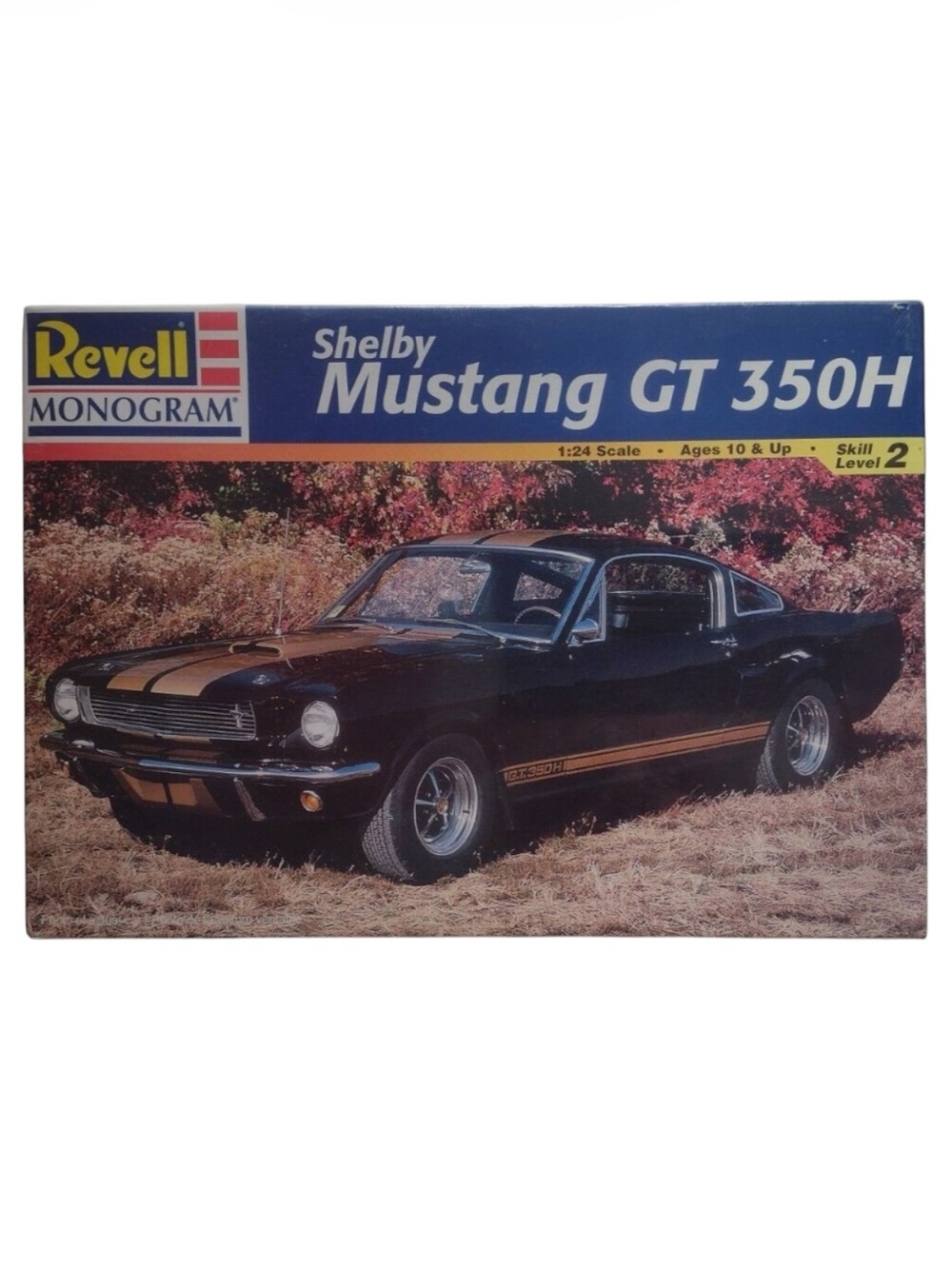NIB Vintage Revell Monogram Shelby Mustang GT 350H 1/24 Scale Model (#85-2482)
